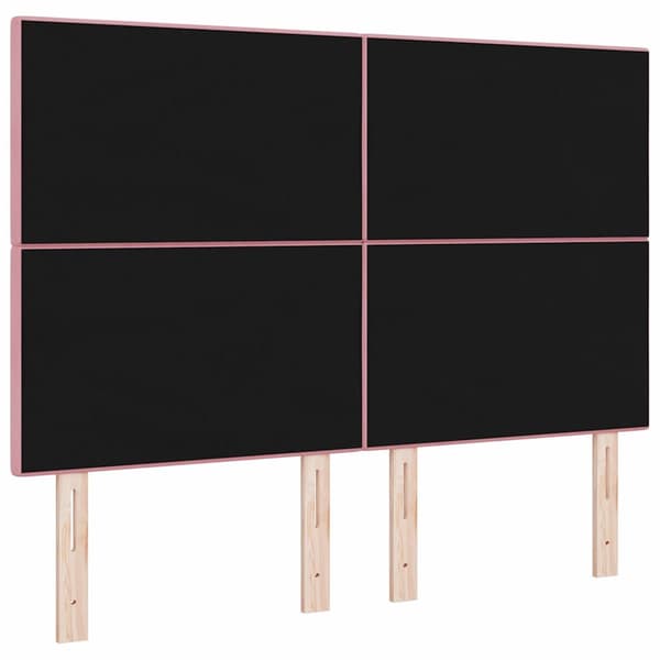 Huvudgavel Rosa 160 cm Sammet