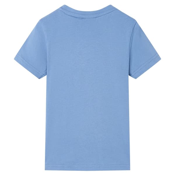 T-shirt för barn mellanblå 128