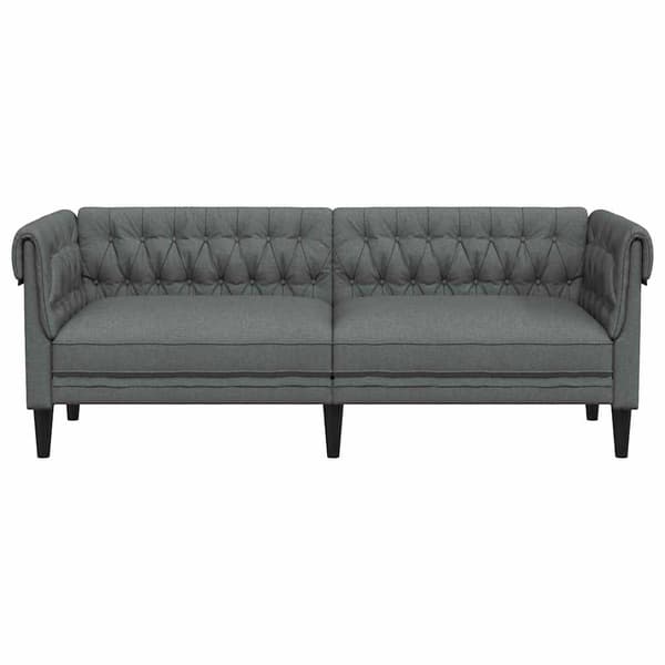 Soffa Mörkgrå 201,5 x 74,5 x 74,5 cm Polyester