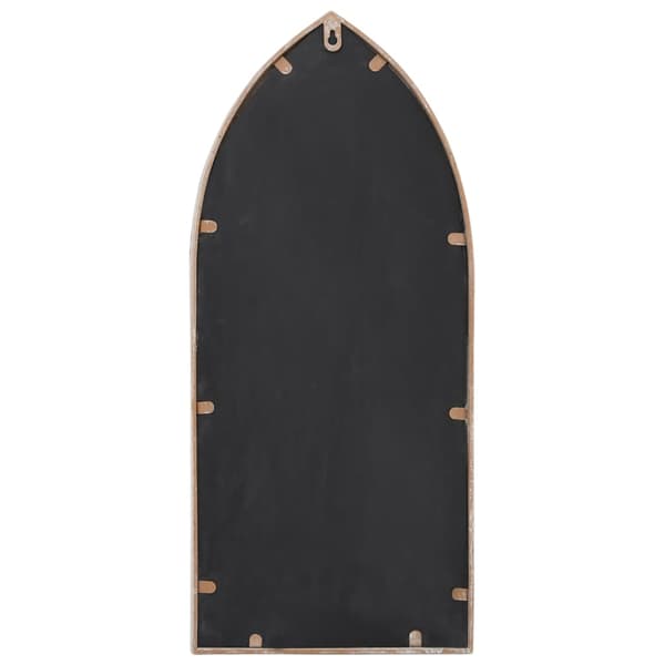 Trädgårdsspegel sand 70x30 cm järn för utomhusbruk