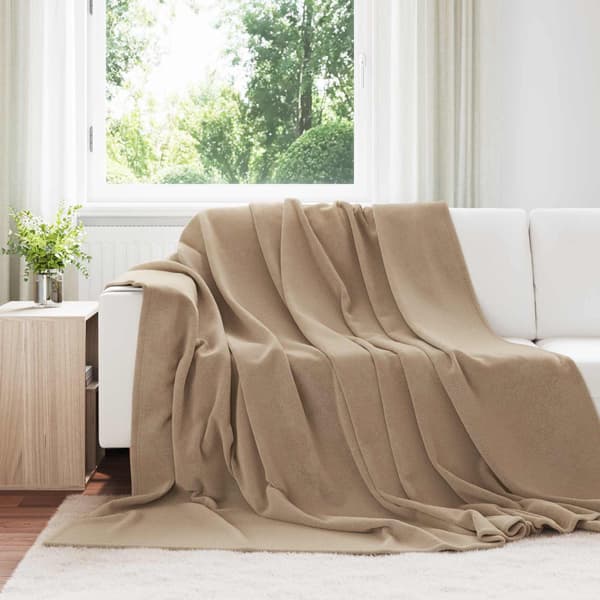 Kastfilt Kamel 220 x 240 cm Fleece
