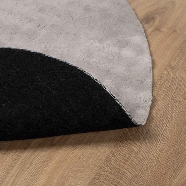 Områdesmattor Rund SIROLO Sand Ø 200 CM Polyester