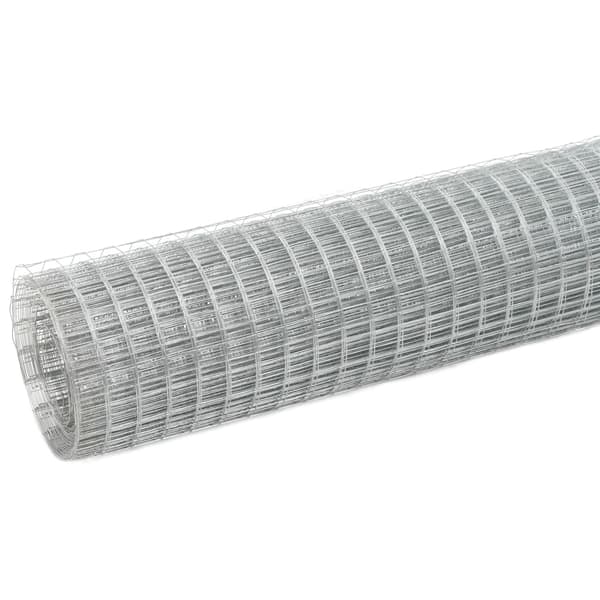 Hönsnät galvaniserat stål 25x0,5 m silver