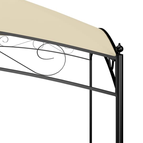 Paviljong 3x4x2,65 m gräddvit 180 g/m²