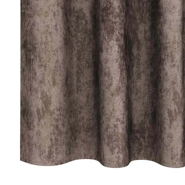 Sammetsgardiner 2 st Cappuccino 225 x 140 cm Sammet