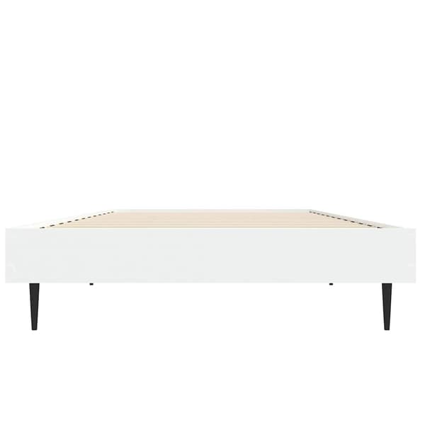 VidaXL Sängram vit 75x190 cm konstruerat trä
