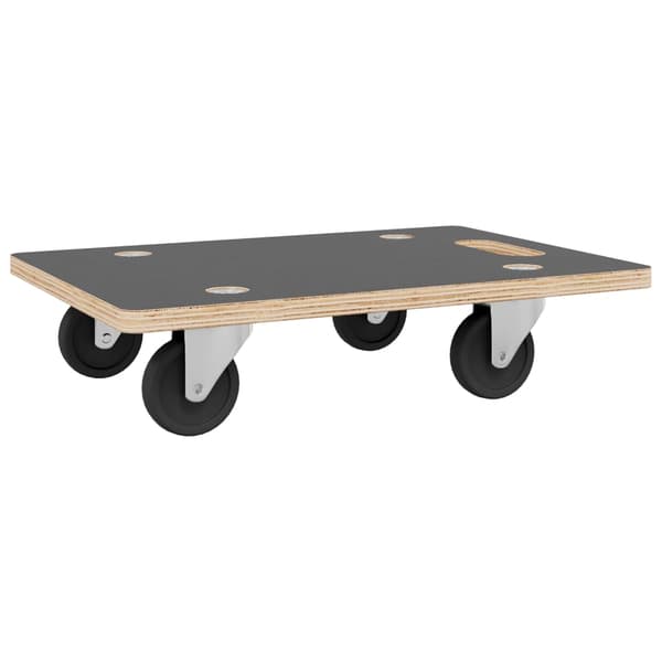 Transportplattor 2 st rektangulär 80x55x11,5 cm 250 kg
