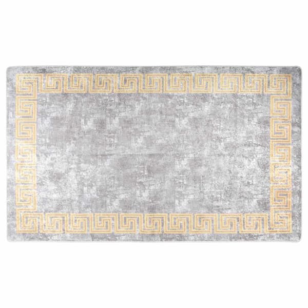 Matta tvättbar 120x180 cm grå