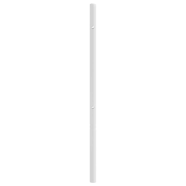 Ersättningsgavel metall vit 200 cm