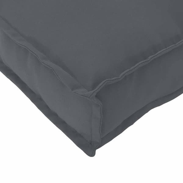 Pallkuddset 2 st Oxford Tyg Antracit