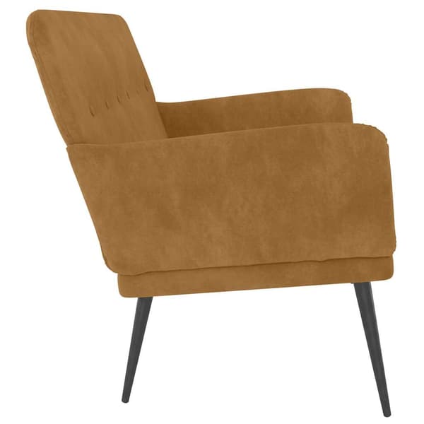 Bänk bun 108x79x79 cm sammet