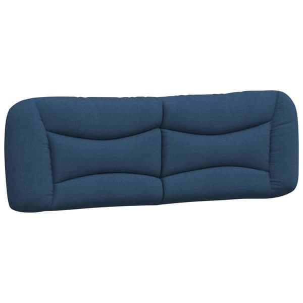 Headboard Cushion "Hvar" Blue 160 cm Fabric