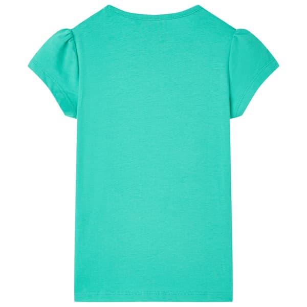 T-shirt för barn mintgrön 128