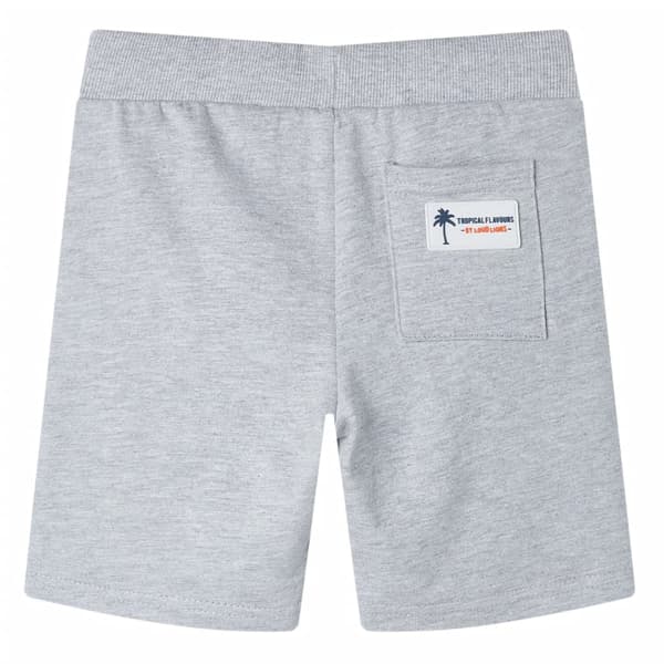 Barnshorts med snöre grå 128