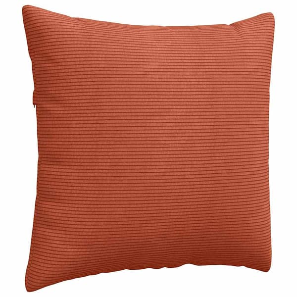 Sofakuddar 2 pcs Röd orange 50 x 50 cm Kordread tyg