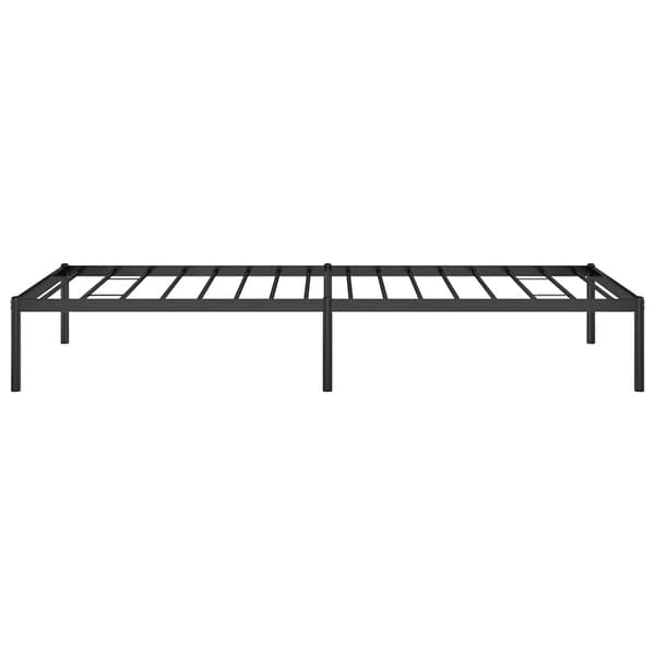 Sängram metall svart 90x200 cm