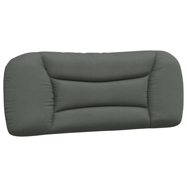 Headboard Cushion "Hvar" Dark Grey 100 cm Fabric