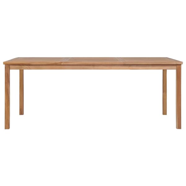 Trädgårdsbord 200x100x77 cm massiv teak