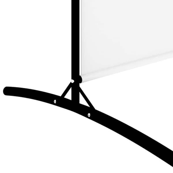 Rumsavdelare 5 paneler vit 433x180 cm tyg