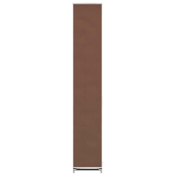 Skoskåp överdrag 162x57x29 cm brun