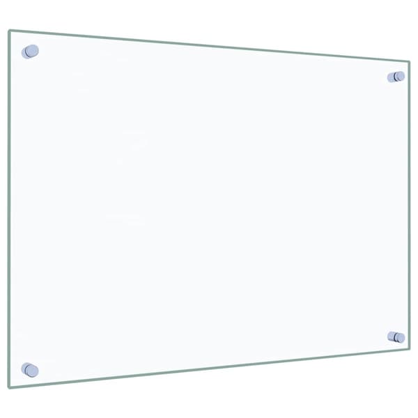 Stänkskydd transparent 70x50 cm härdat glas