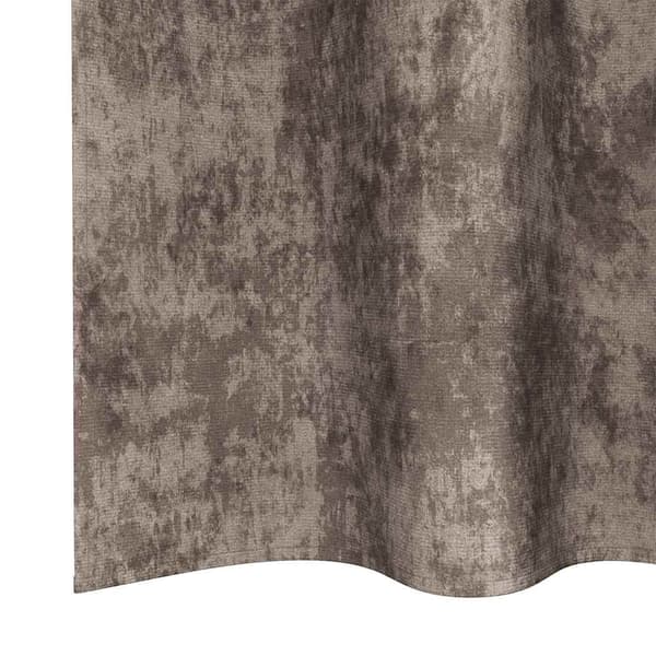 Sammetsgardiner 2 st Cappuccino 245 x 140 cm Sammet