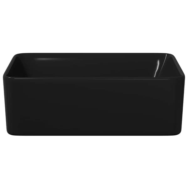 Handfat 40x30x13 cm keramik svart