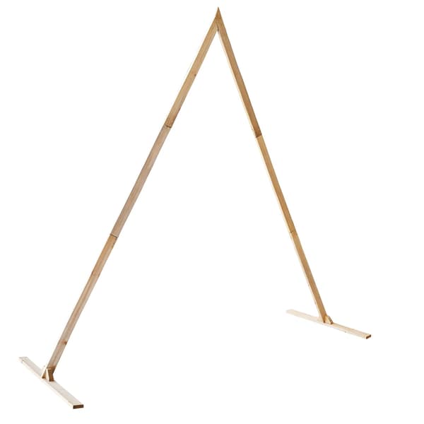 Bröllopsbåge Ljusbrun 202 x 95 x 254 cm Massiv furu