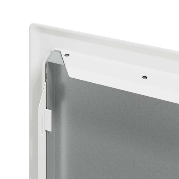 Åtkomstpanel Vit 33 x 33 x 3 cm Stål