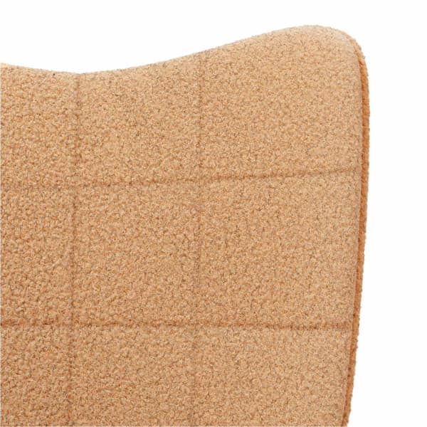 Gungstol Beige Sherpa tyg