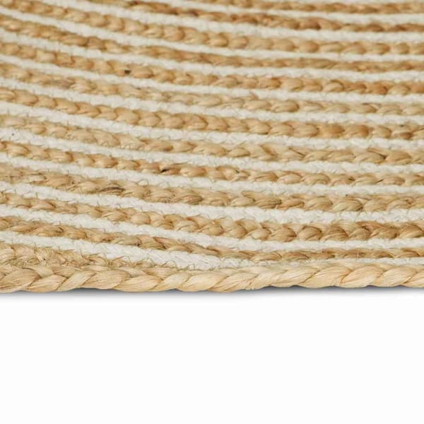 Områdesmattor Vit 200 x 200 cm Jute