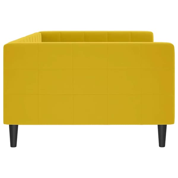 Dagbädd gul 100x200 cm sammet