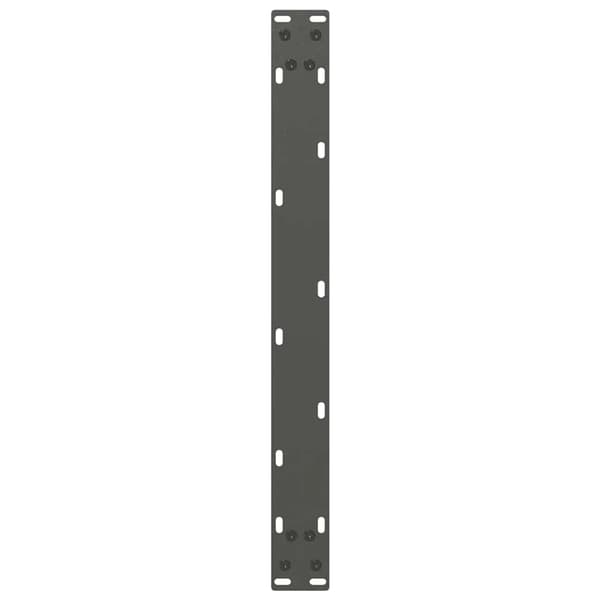 Soffbordsben U-formade 2 st antracit 60x(30-31) cm stål