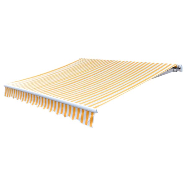 Markisduk solros 3 x 2,5 m gul & vit (utan ram)