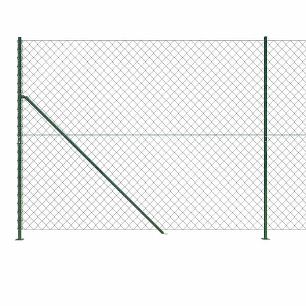 Gunnebostängsel med stolpsko grön 1,6x10 m