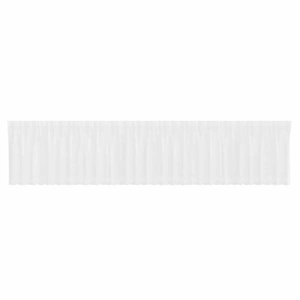 Spetsgardin med gardiner Vit 750 x 100 cm Polyester