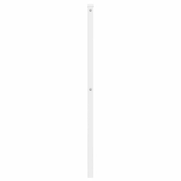 Ersättningsgavel metall vit 135 cm
