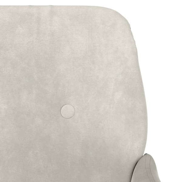 Bänk gräddvit 108x79x79 cm sammet