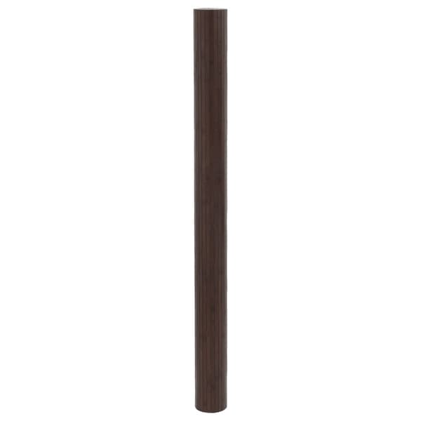 Rumsavdelare mörkbrun bredd 800 cm höjd 165 cm bambu