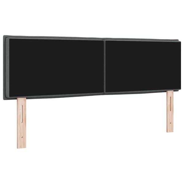 Huvudgavel Mörkgrå 144 cm tyg