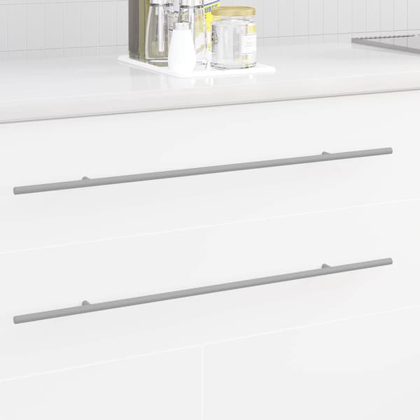 Skåphandtag 2 pcs Silver 700mm Rostfritt stål