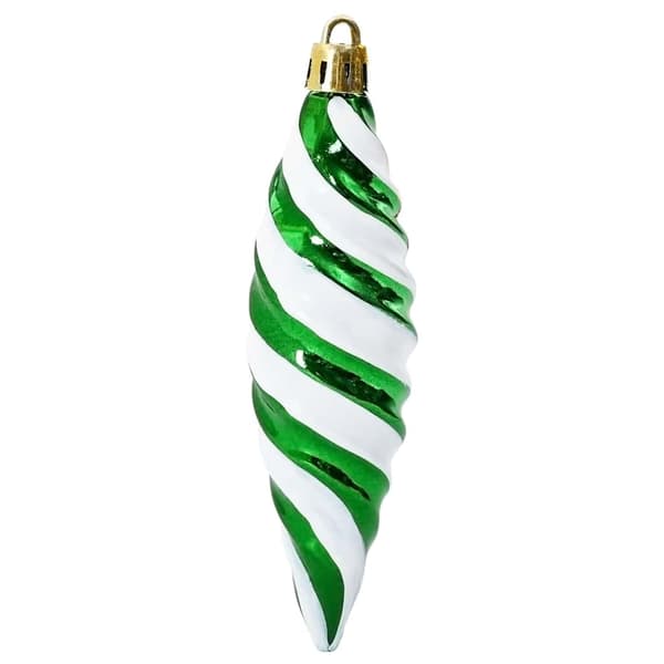 Jul Spiralformad Kula 40 pcs Grön Plast