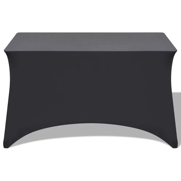 Bordsöverdrag stretch 2 st antracit 183x76x74 cm