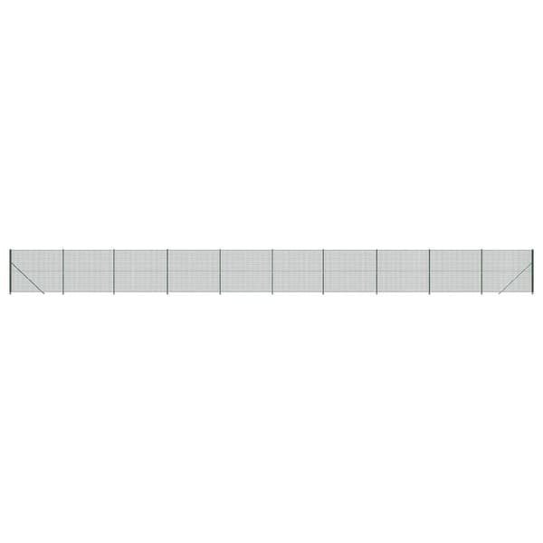 Stängsel med stolpsko grön 1,4x25 m