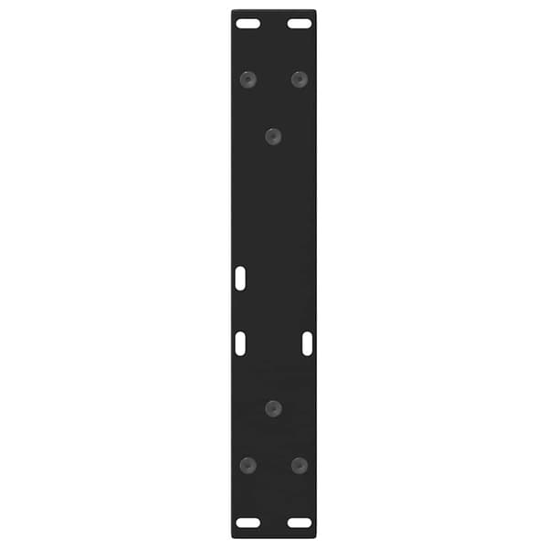 Soffbordsben V-formade 2 st svarta 40x(30-31,3) cm stål