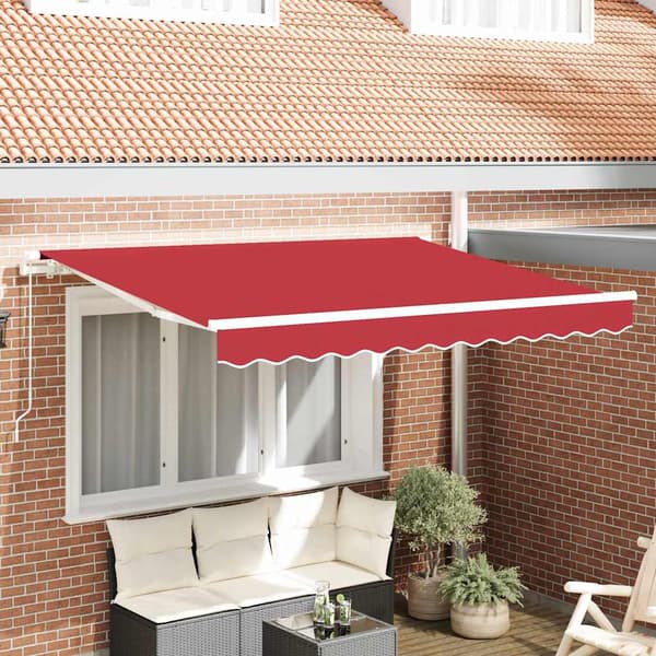 Markisväv Röd 3,5 x 2,5 m Polyester