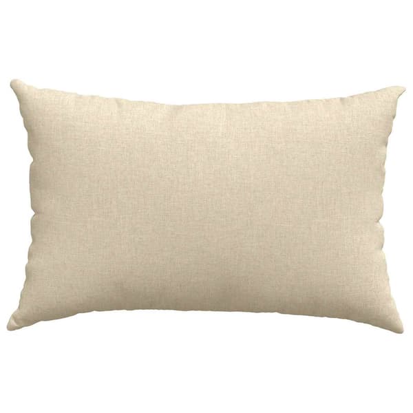 Sofakuddar 2 pcs Kräm 60 x 40 cm tyg