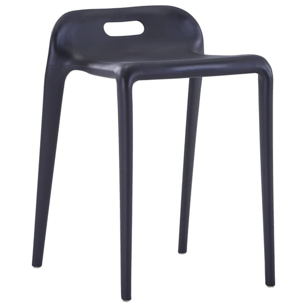 Stapelbara pallar 4 st plast svart