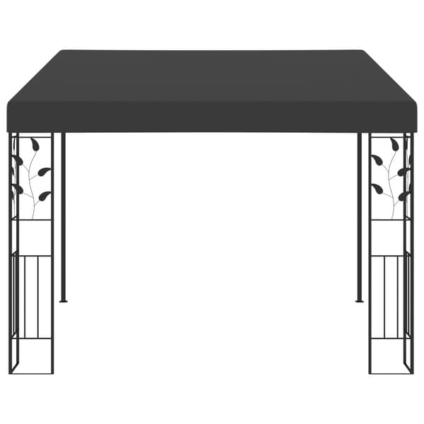Väggmonterad paviljong 3x3x2,5 m antracit