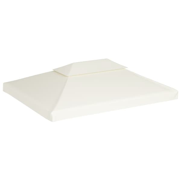 Paviljongtak 310 g/m² 3 x 4 m gräddvit